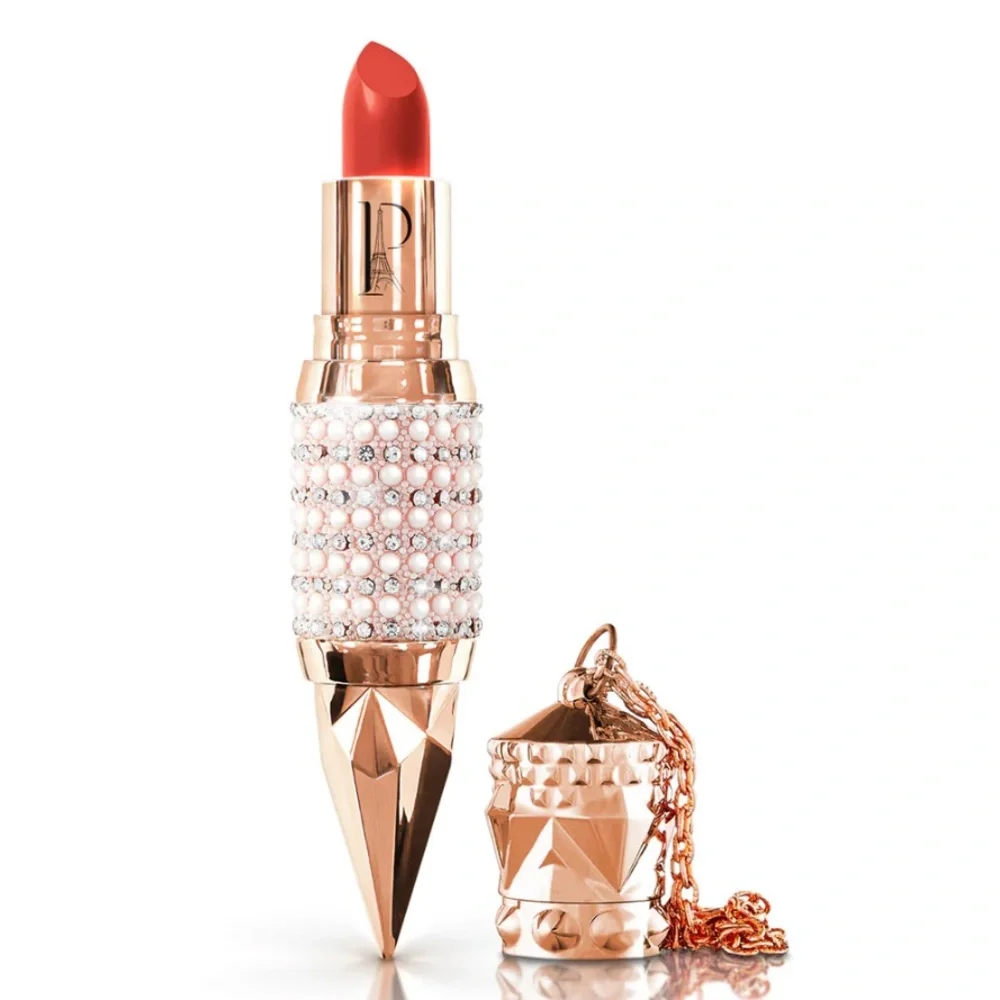 ✨ La Prestige Paris Enchanted Prestige Diamond Lipstick‎ – Dark Rose Shiny ✨